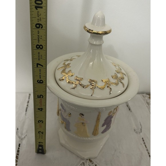 VTG Arnels Pottery Ceramic Jar Urn Vase w/ Lid Roman Greek Artist Signed 1965 - Picture 11 of 11